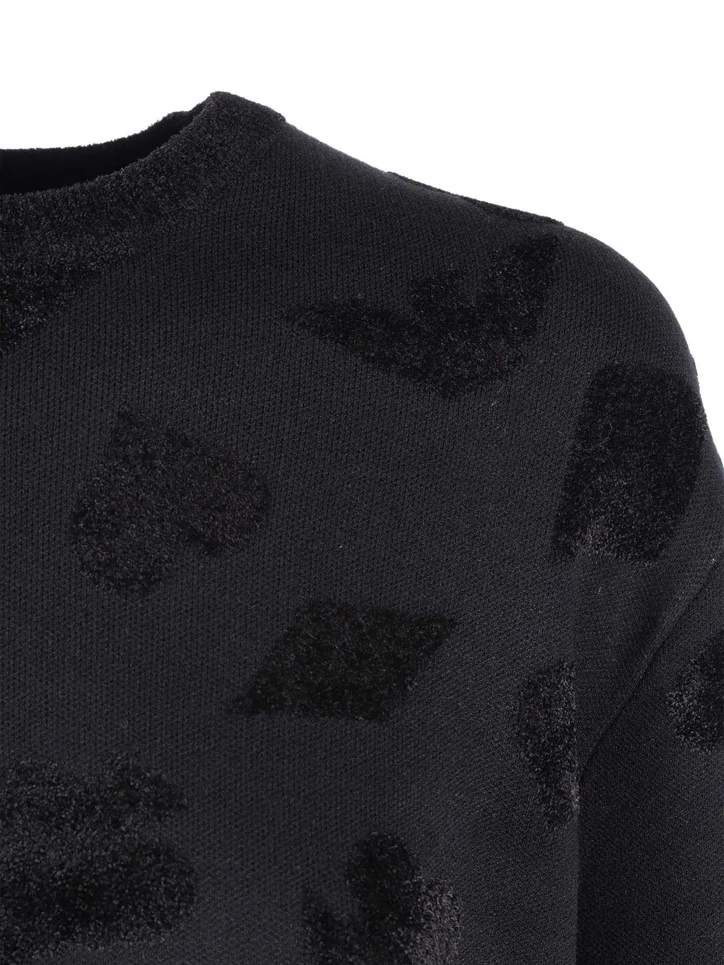 All-Over Jacquard Crewneck Jumper