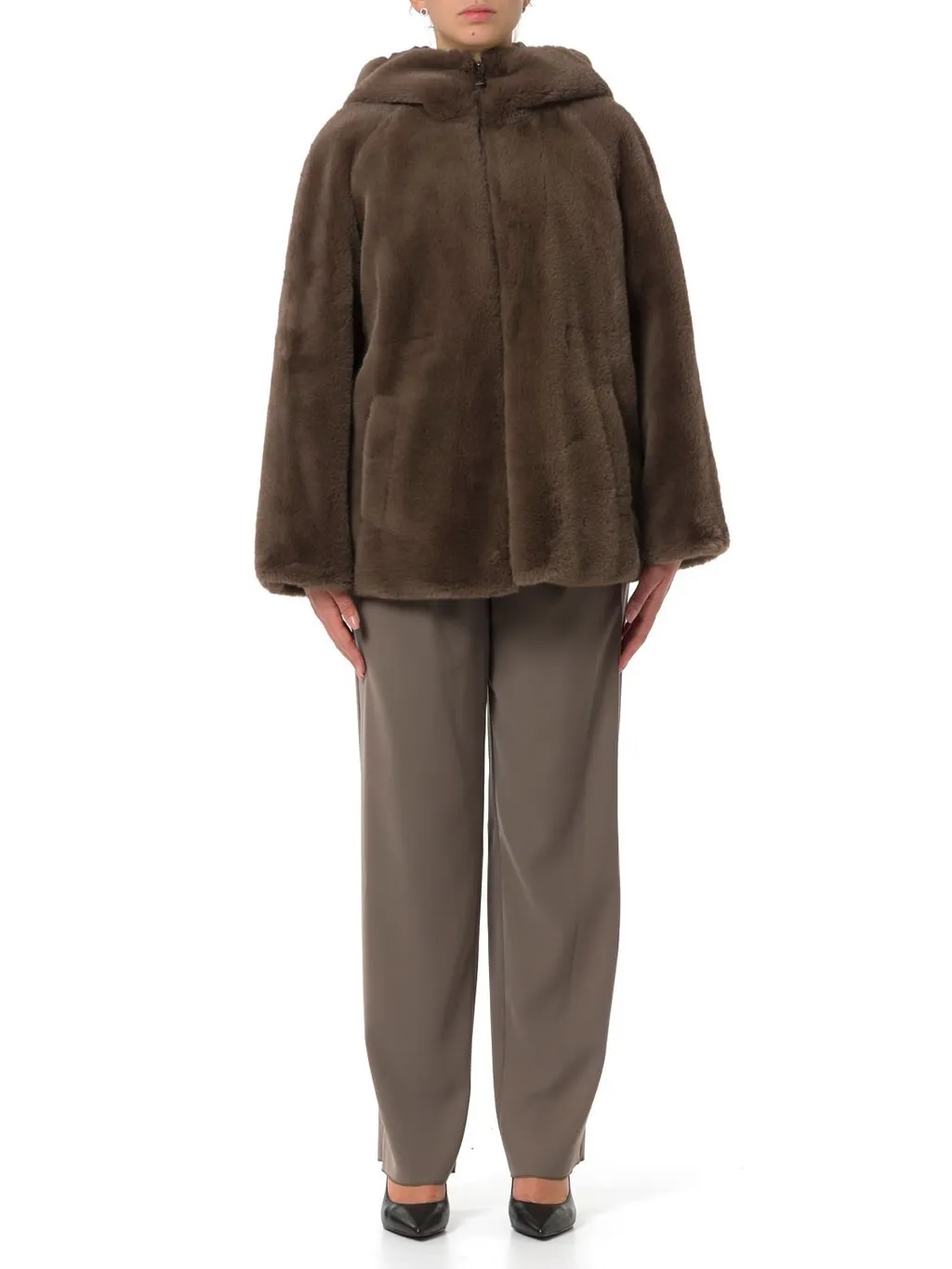 Reversible Hooded Coat