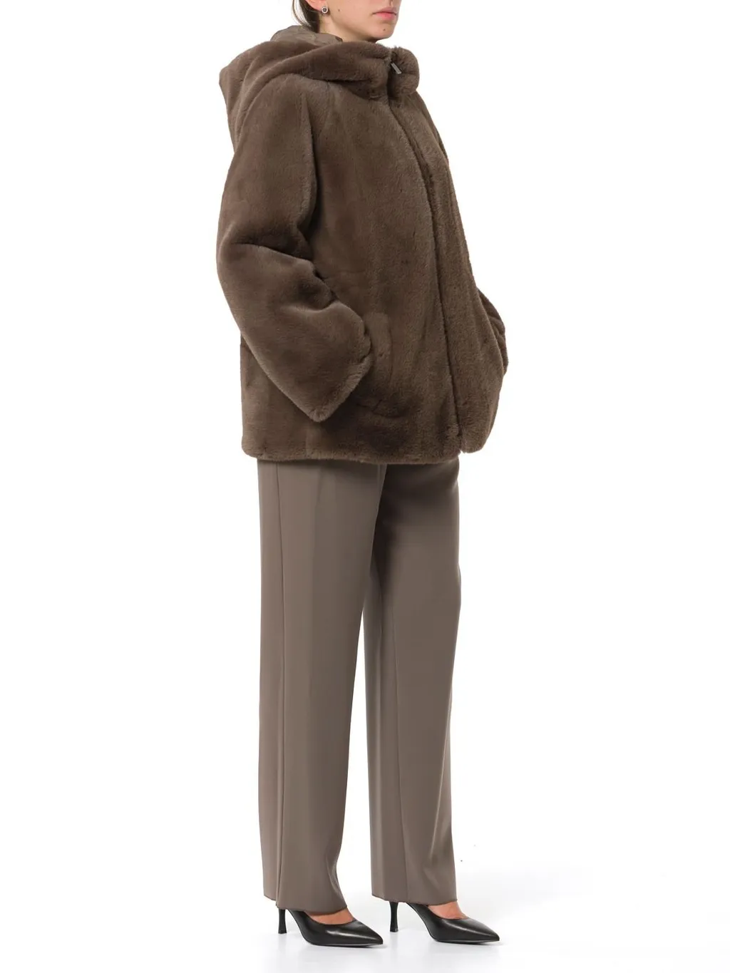 Reversible Hooded Coat