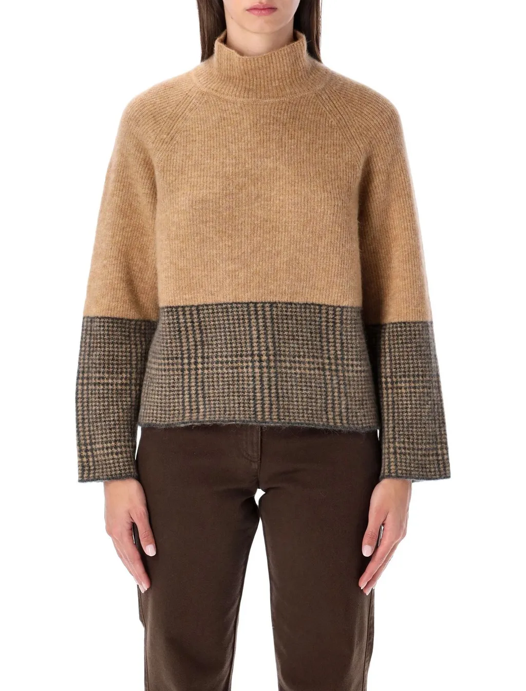 Check Motif Jumper