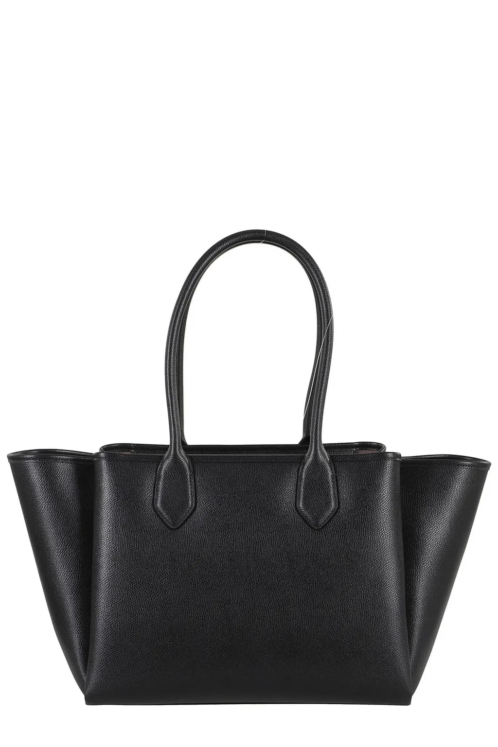 Logo Patch Top Handle Bag