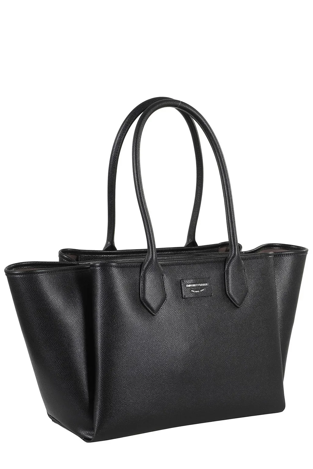 Logo Patch Top Handle Bag