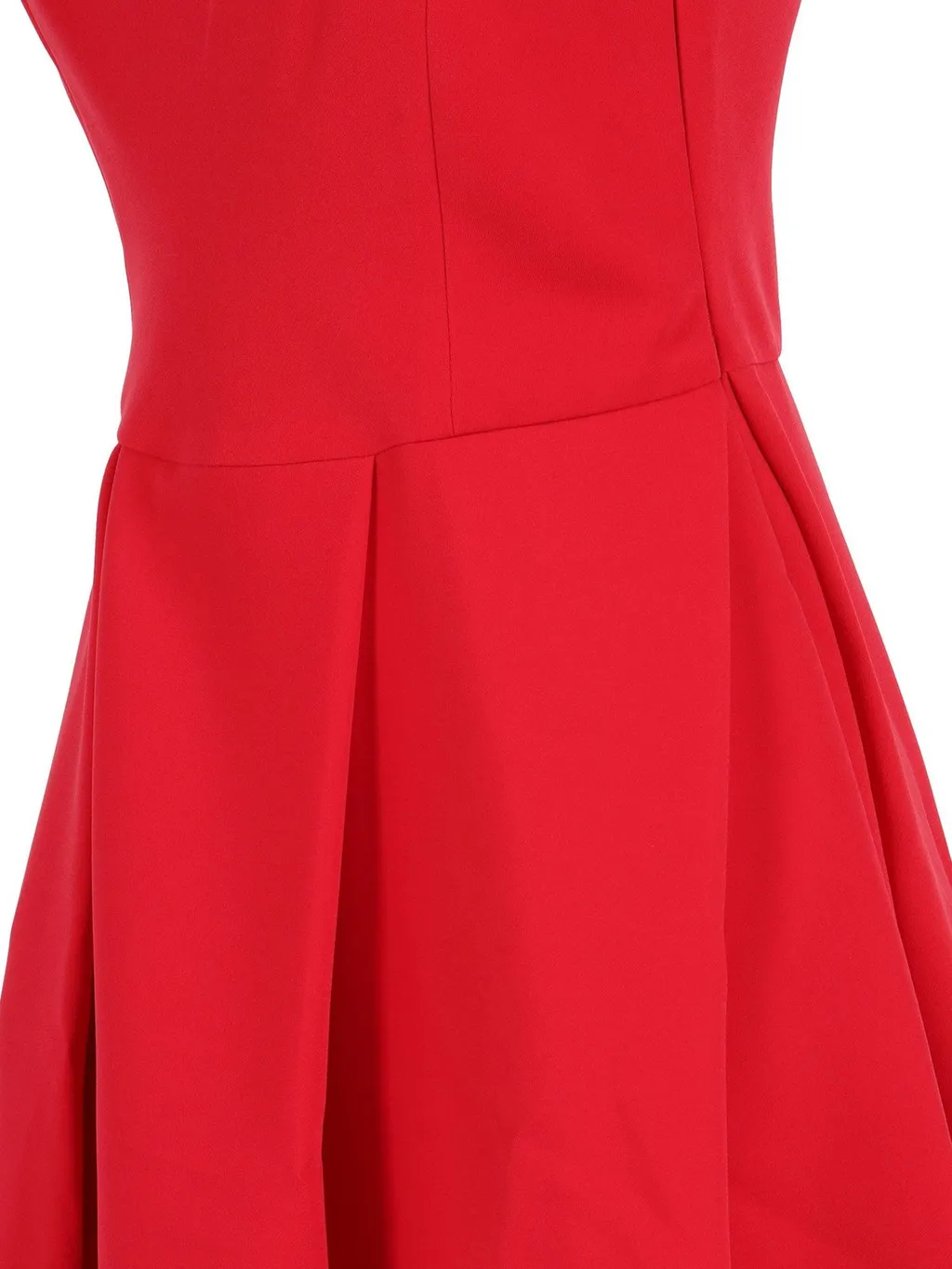 Sleeveless Pleated Midi Dress