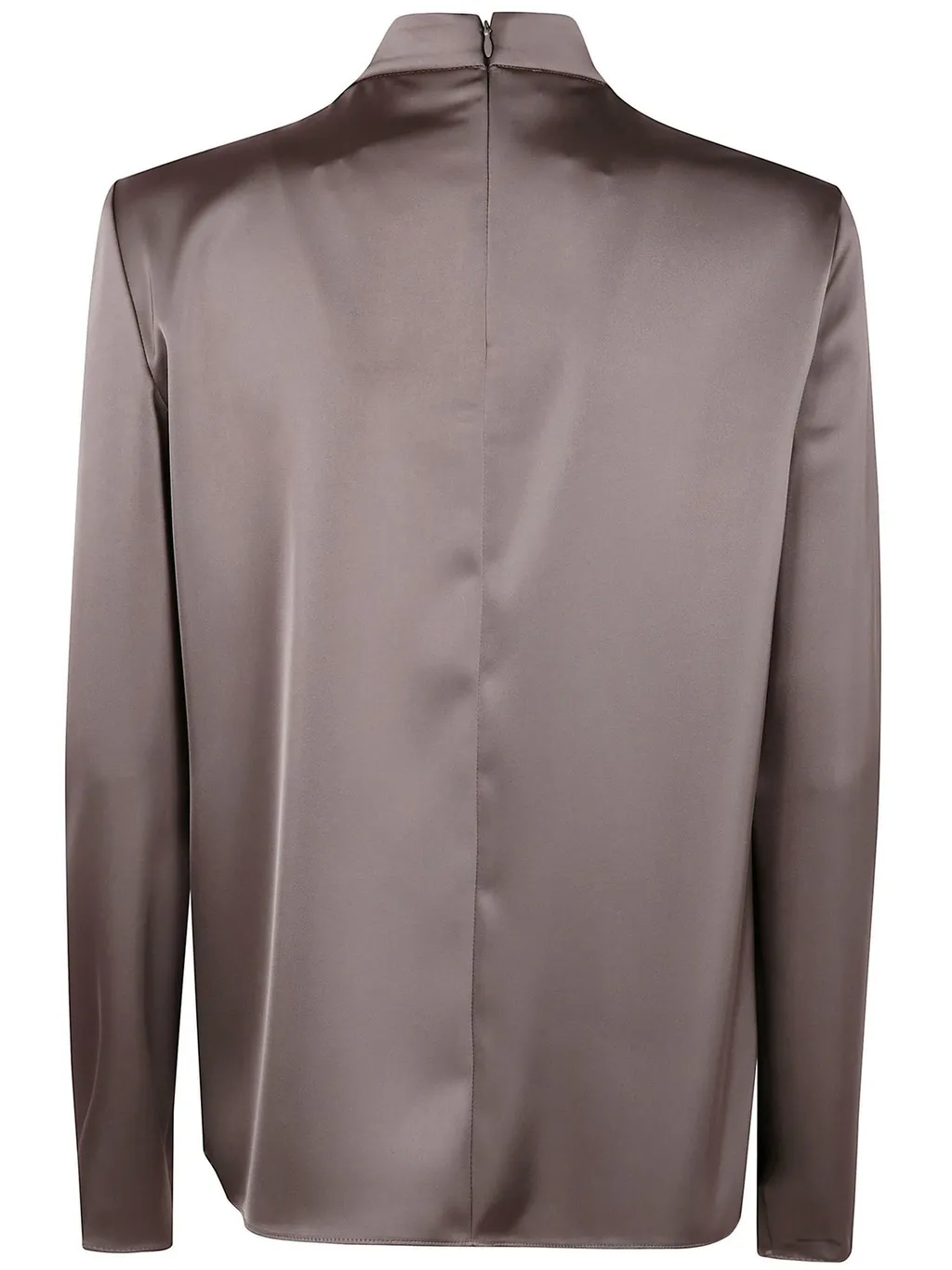 Satin Flower Detail Blouse