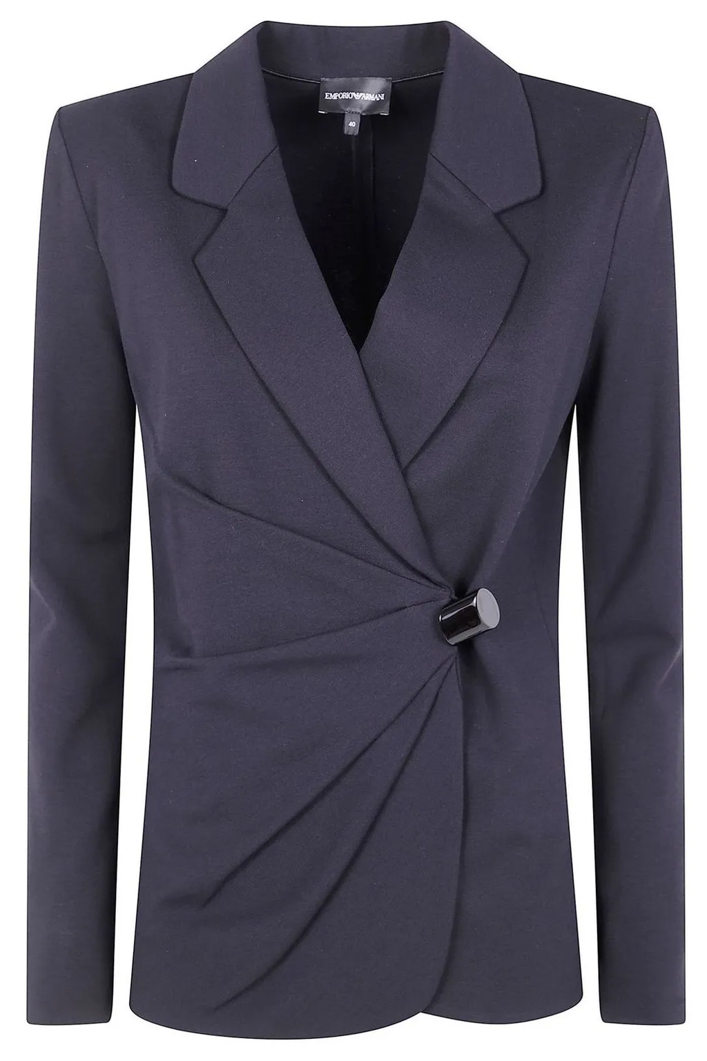 Ruched Detail Single Breasted Jacket