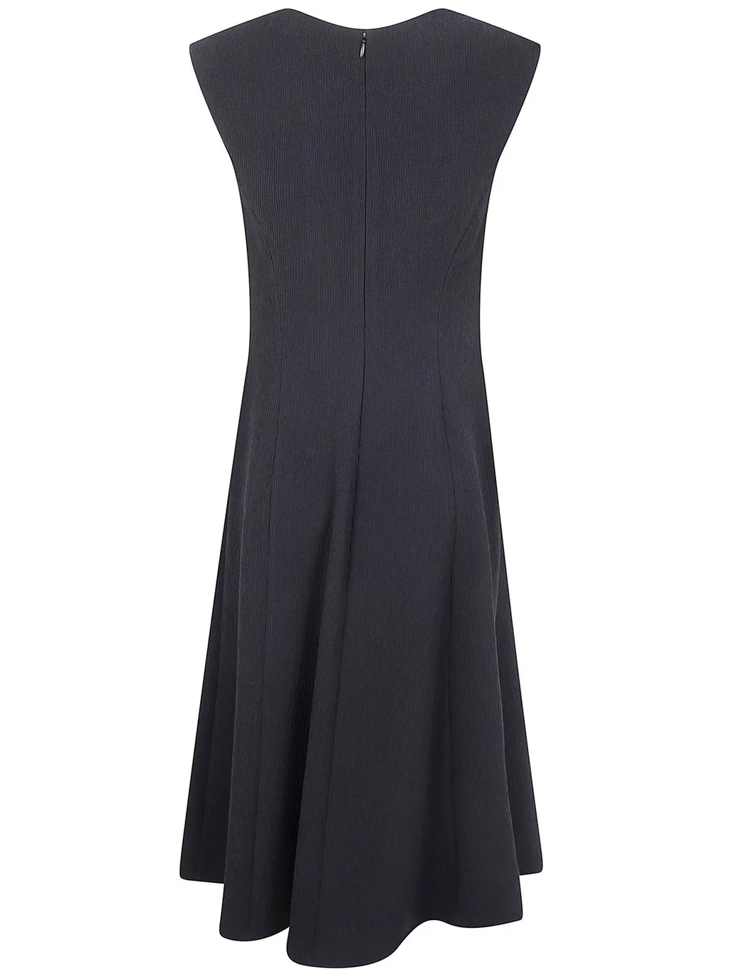 V-Neck Sleeveless Midi Dress