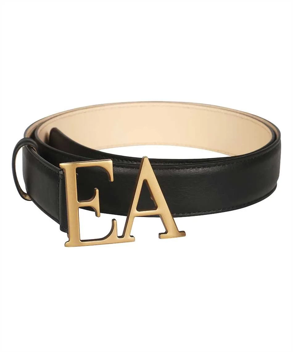 Logo Plaque Buckle Belt