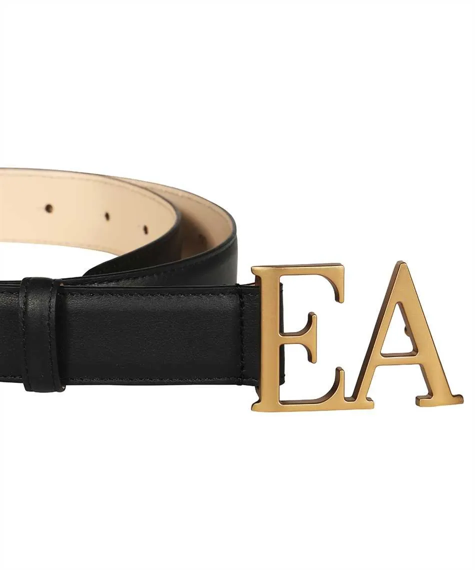 Logo Plaque Buckle Belt