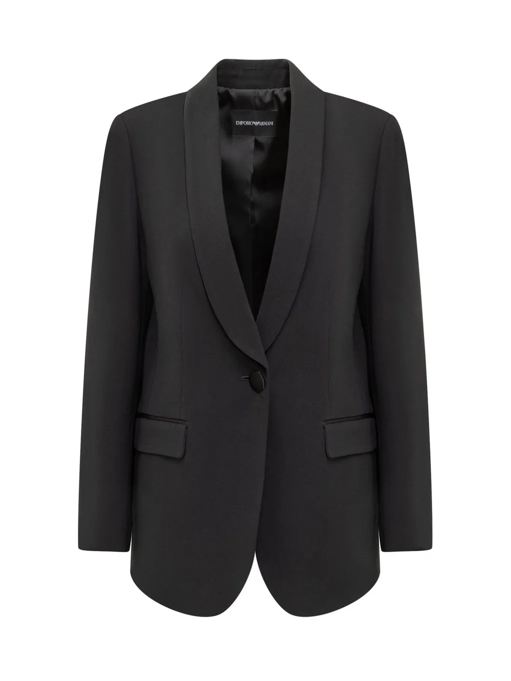 Single-Breasted Straight Hem Blazer