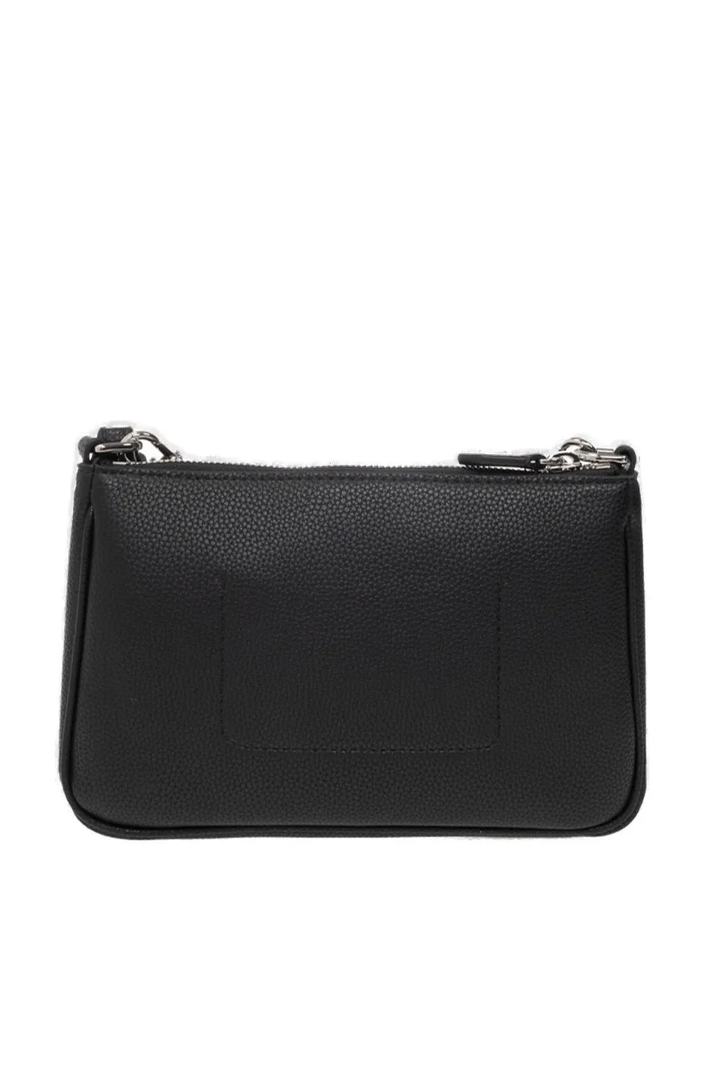 Logo Printed Zipped Crossbody Bag