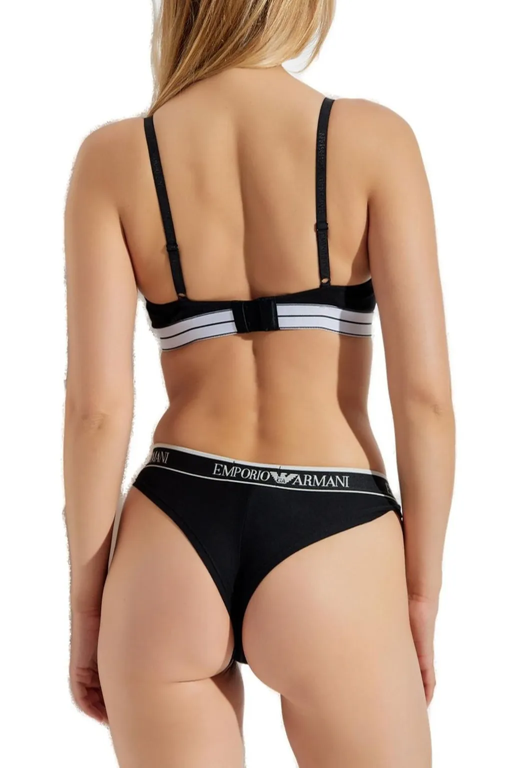 Logo-Embroidered Bra