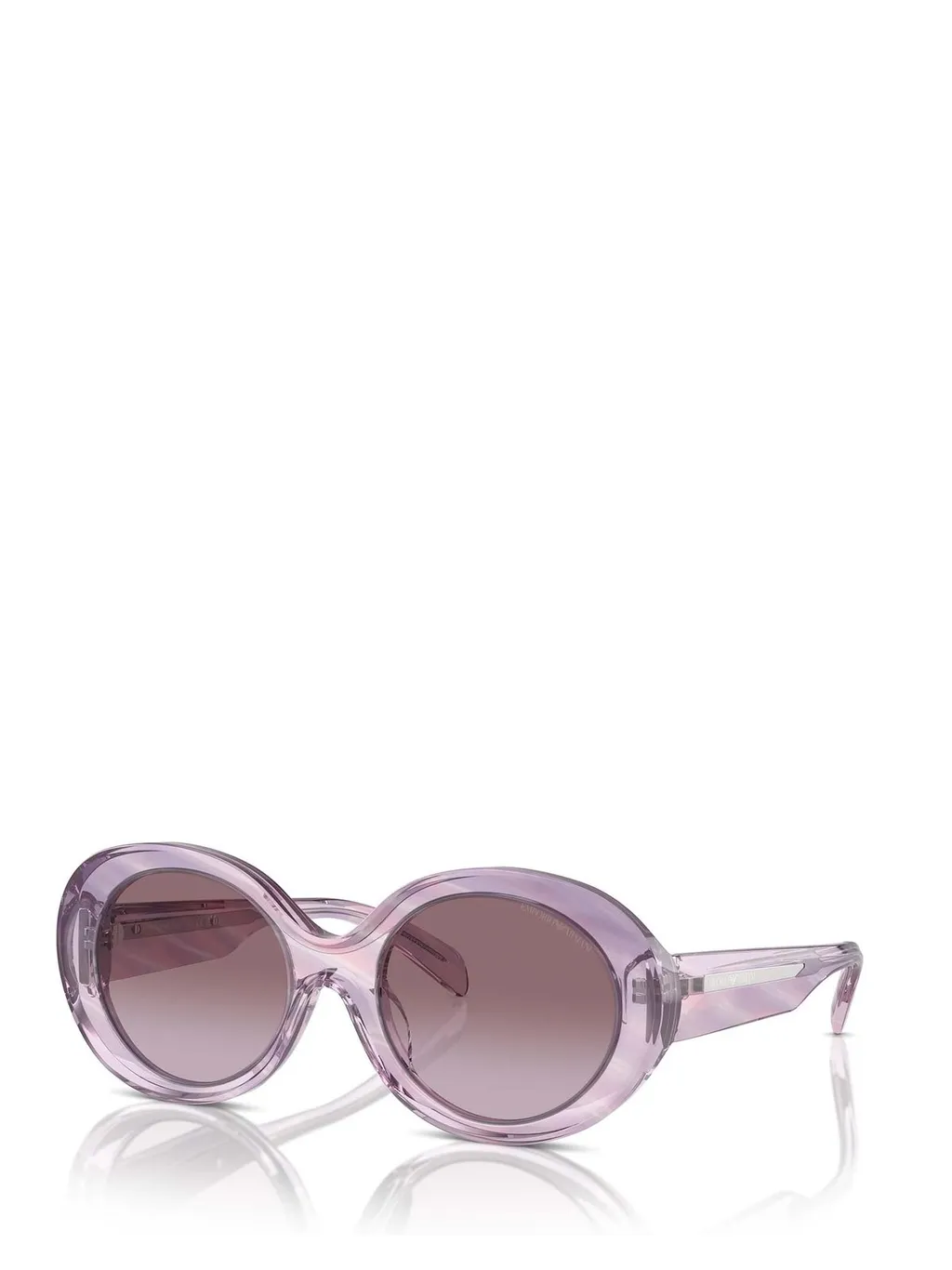 Oval-Frame Sunglasses