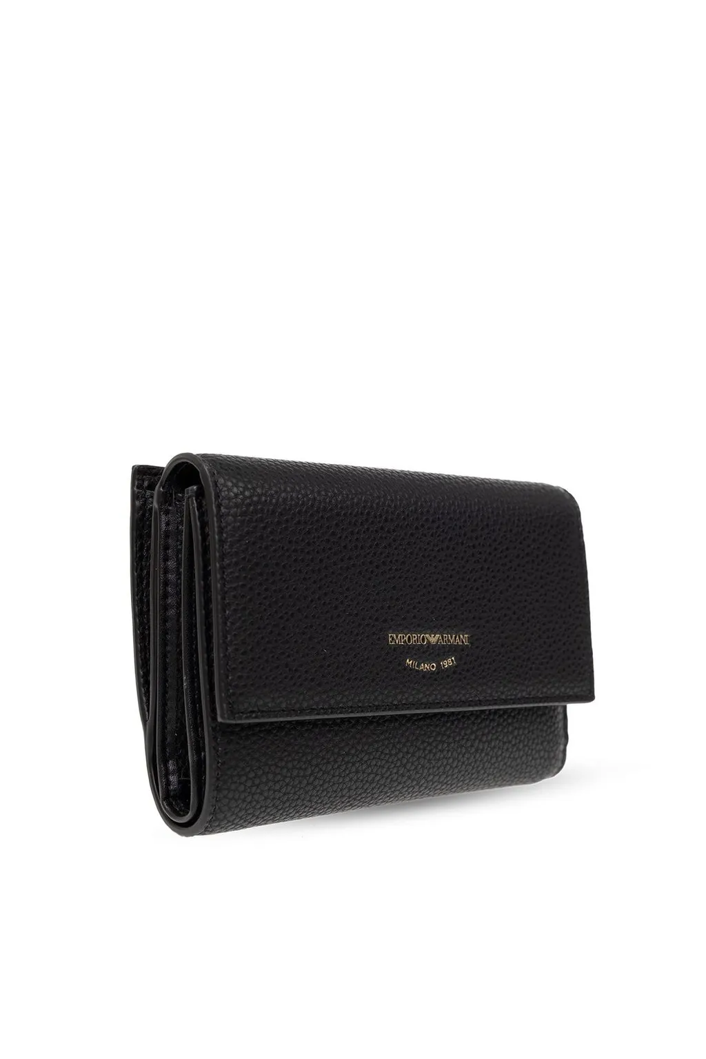 Logo Plaque Tri-Fold Wallet