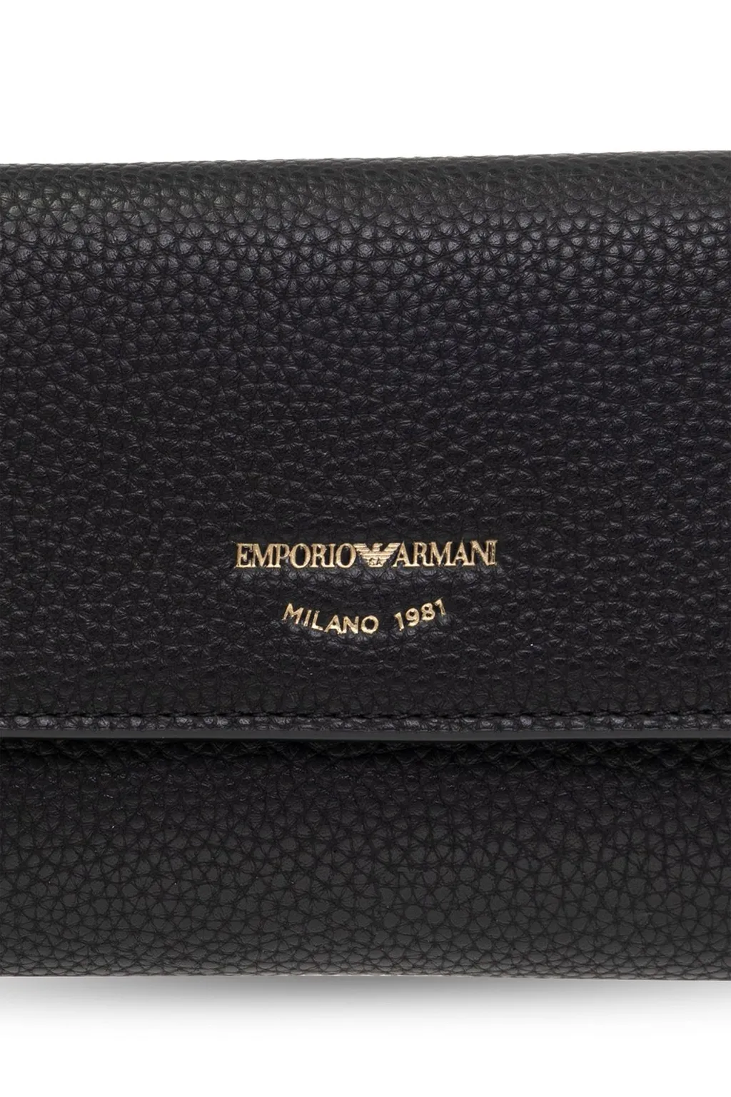 Logo Plaque Tri-Fold Wallet