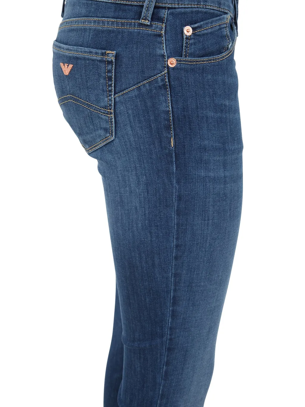 Skinny Cut Denim Jeans