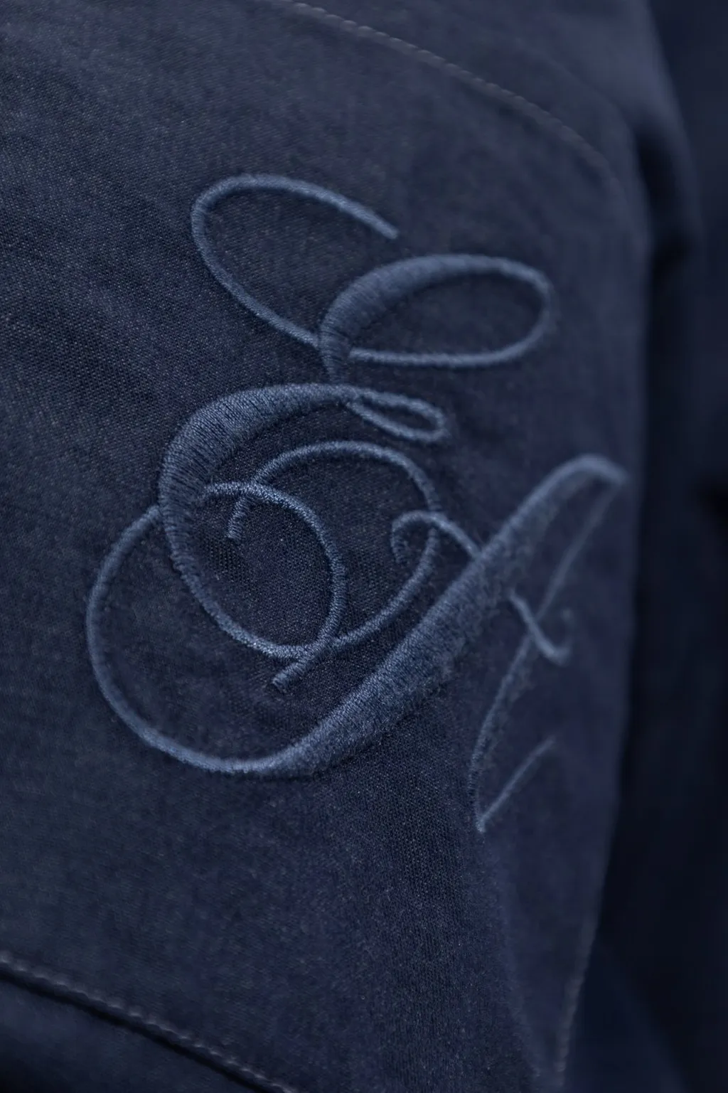 Logo Embroidered Mini Dress