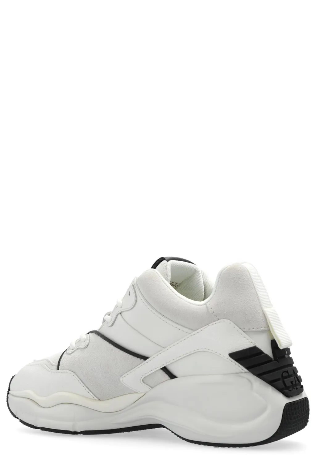 Round Toe Panelled Sneakers