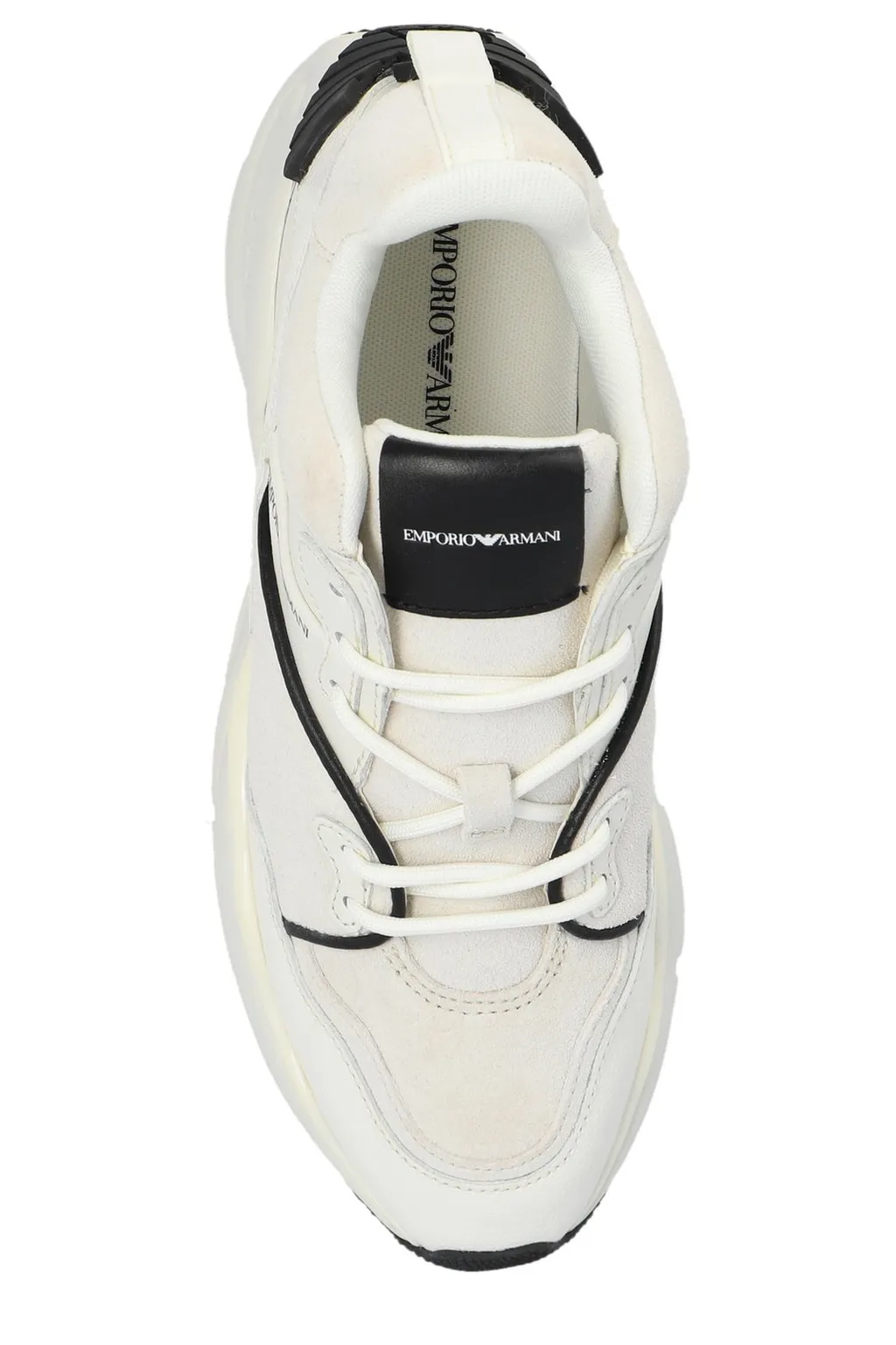 Round Toe Panelled Sneakers