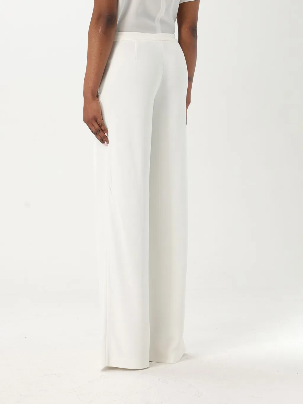 Icon Compact Piqué Palazzo Trousers