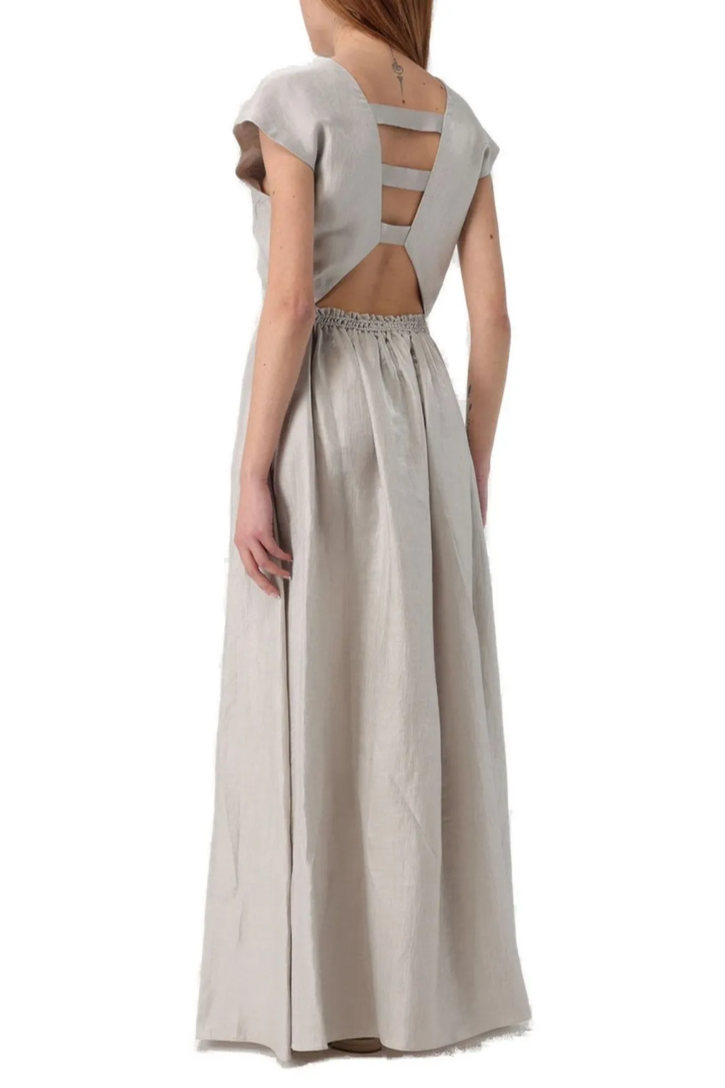 V-Neck Long Dress