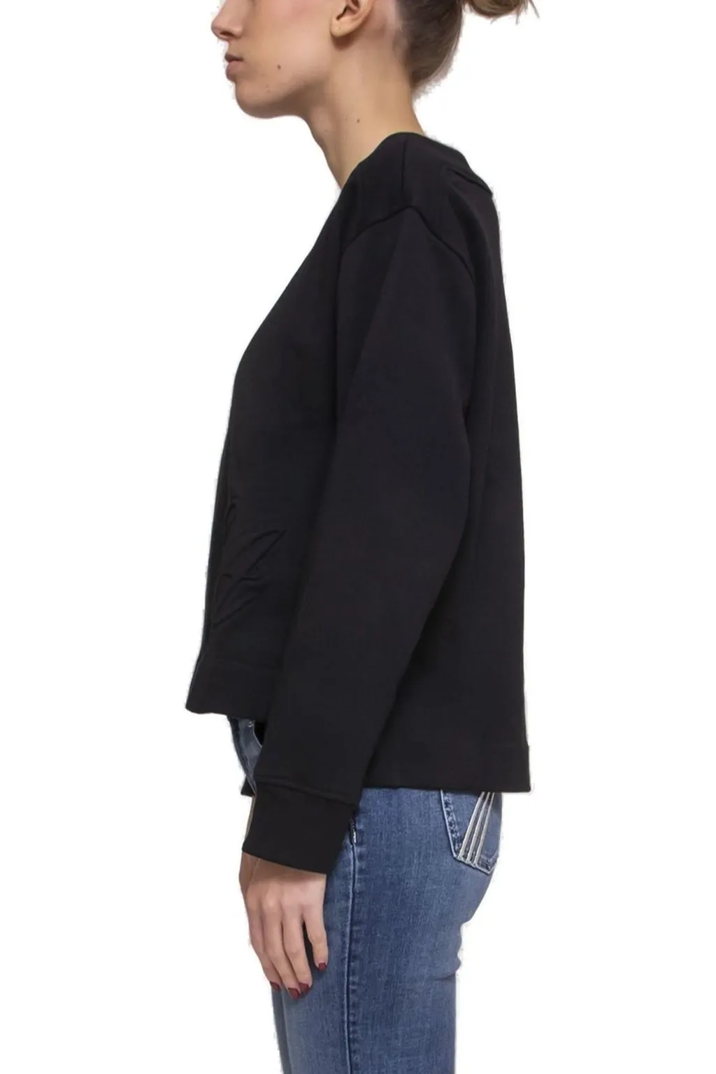 Logo Embossed Crewneck Sweatshirt