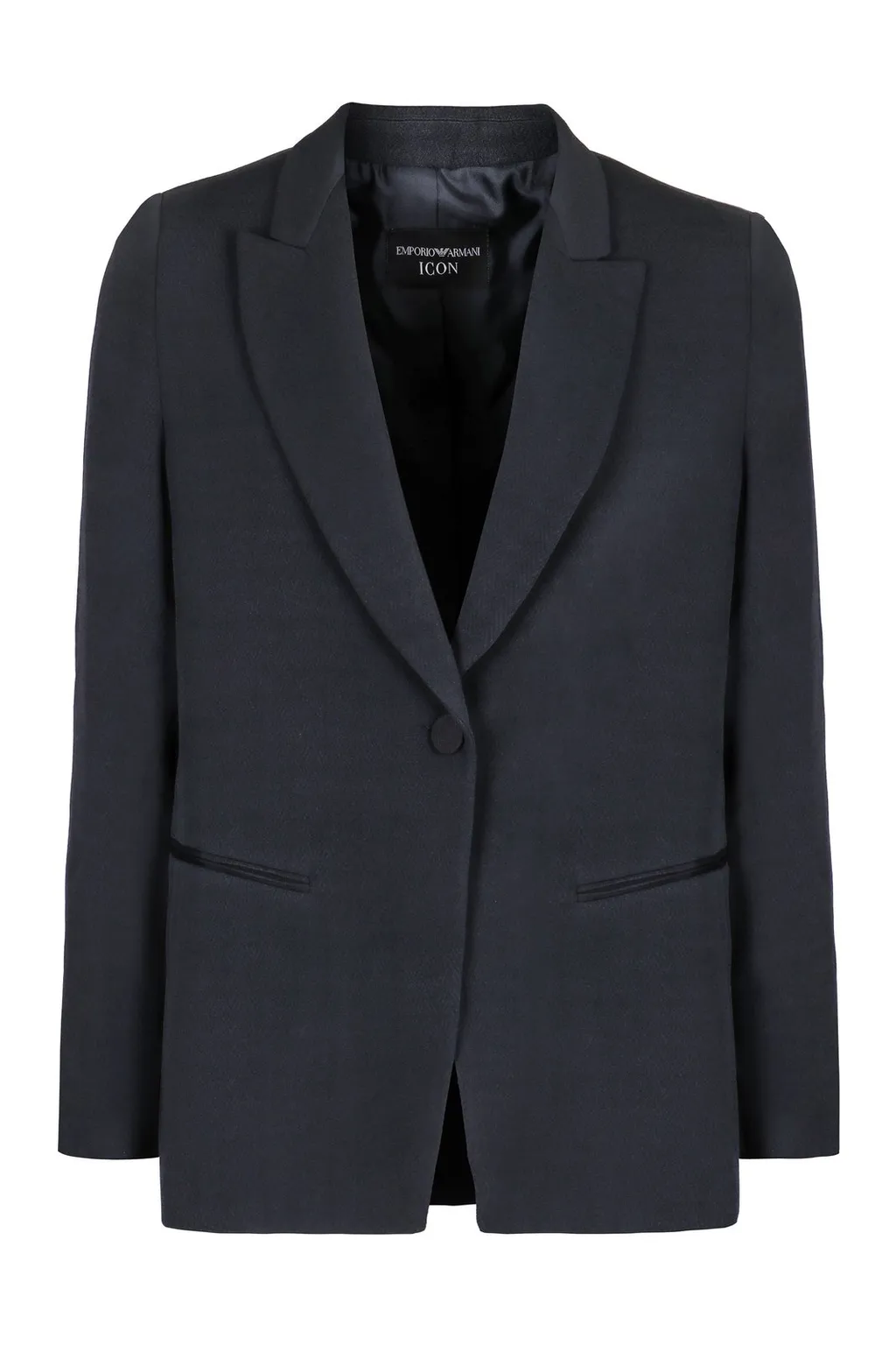 Icon Chevron Single-Breasted Blazer