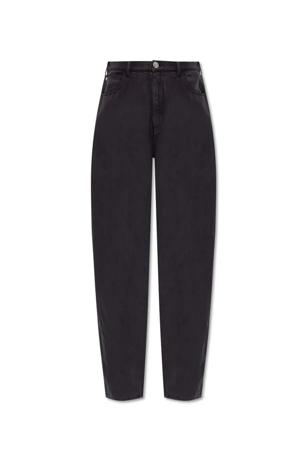 High Waisted Straight-Leg Jeans