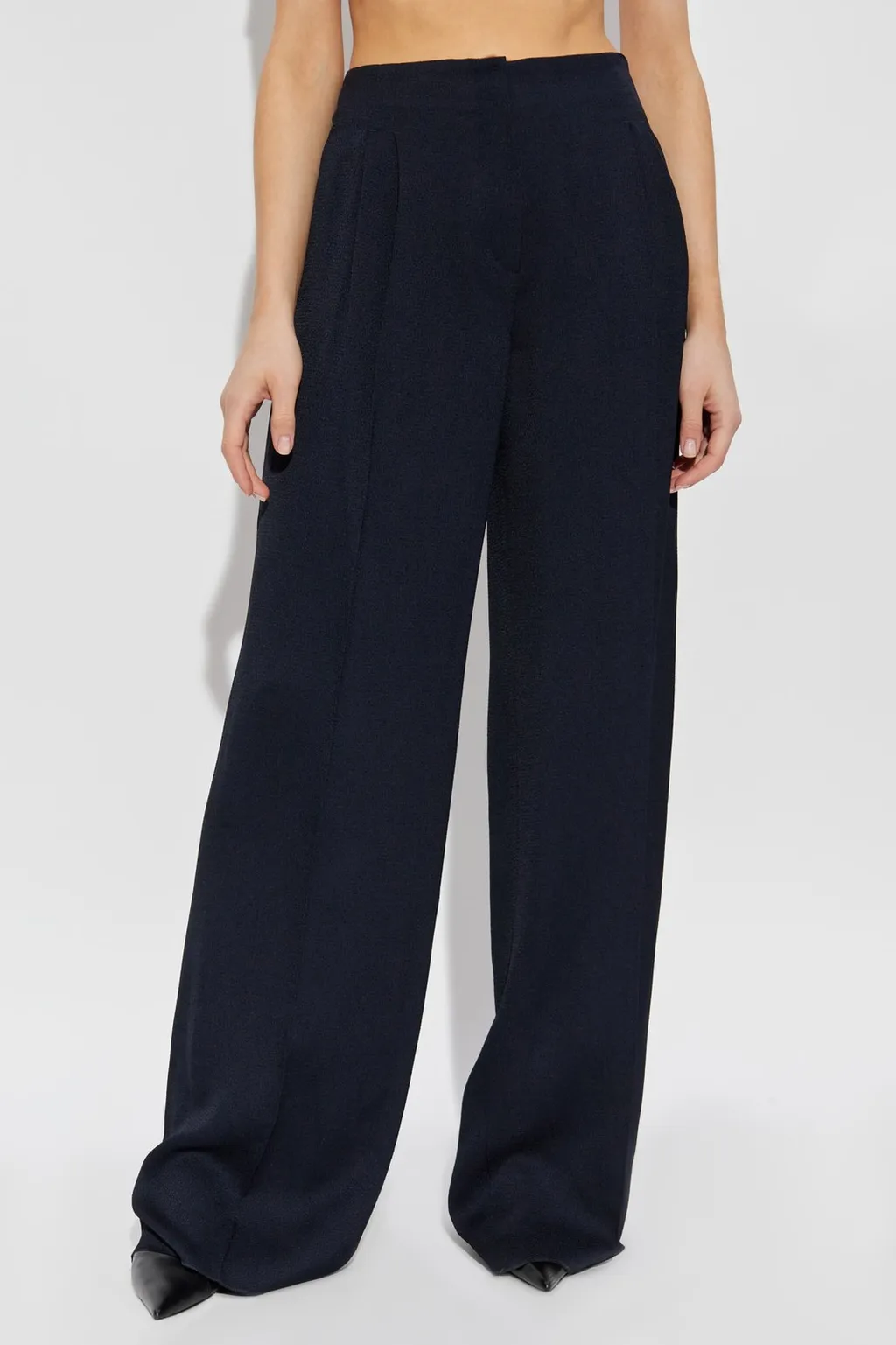 Wide-Leg Tailored Pants