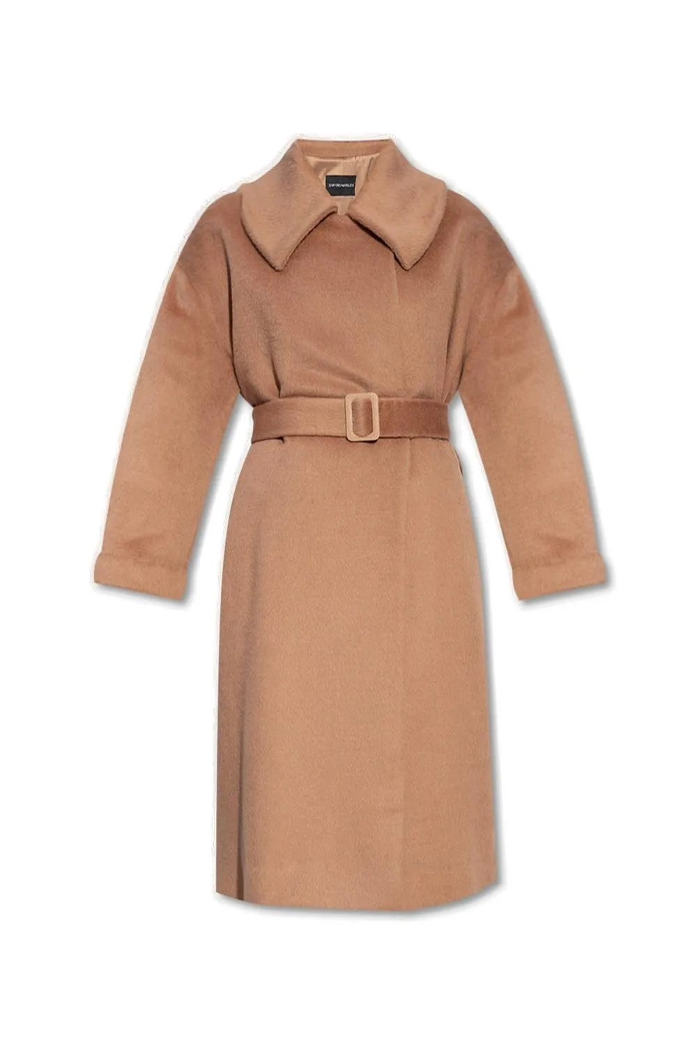 Belted Long-Sleeved Coat