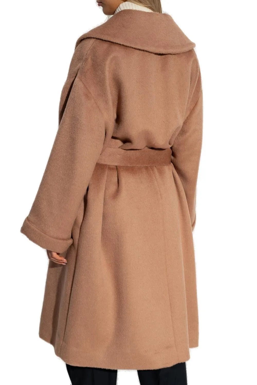 Belted Long-Sleeved Coat