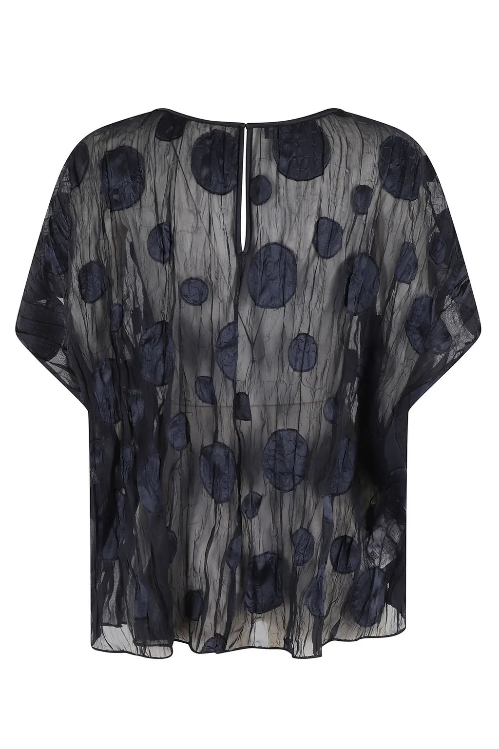 Jacquard Boat-Neck Blouse