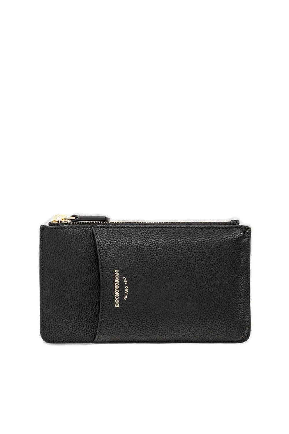 Logo Printed Zipped Wallet