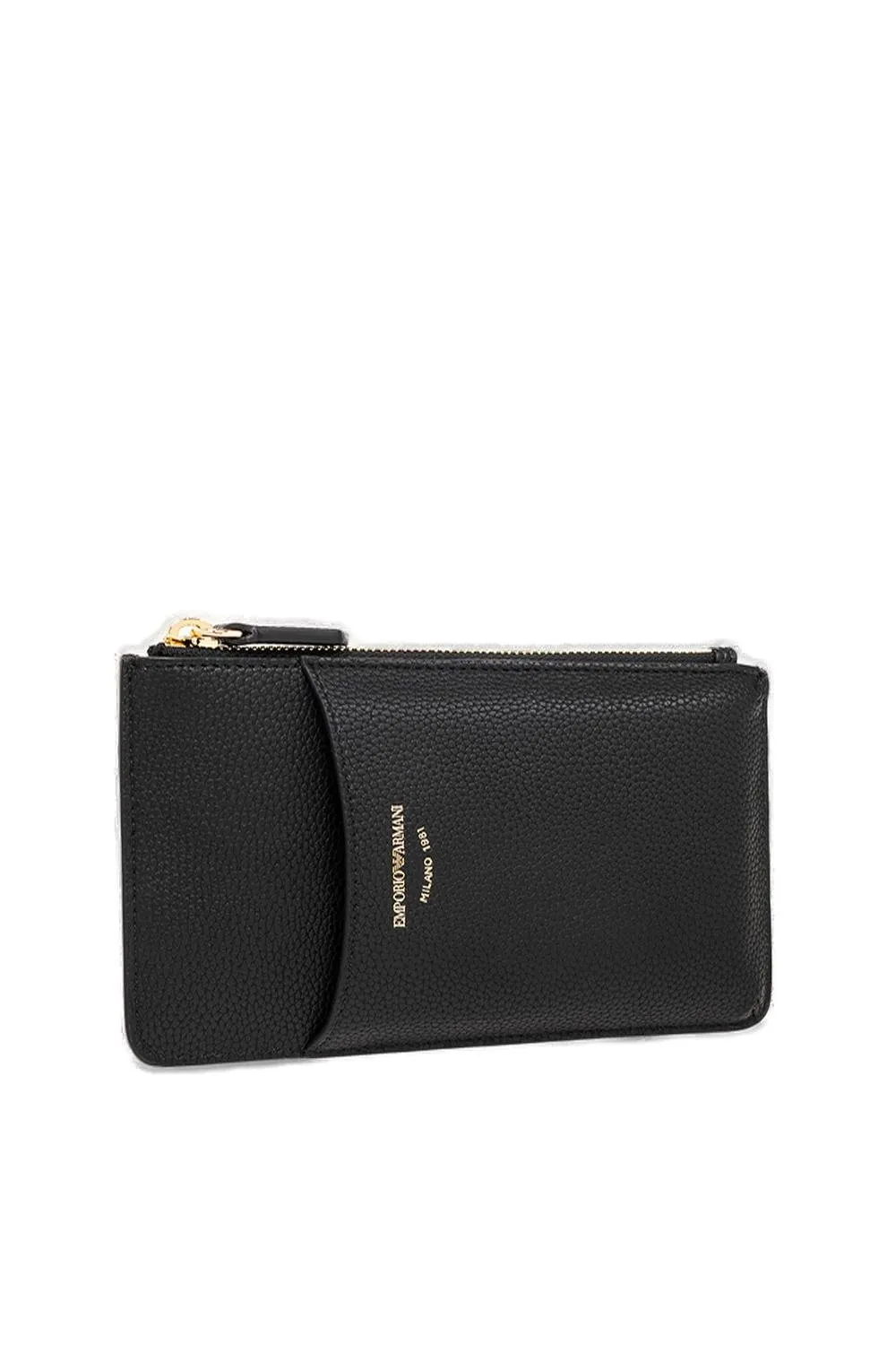Logo Printed Zipped Wallet