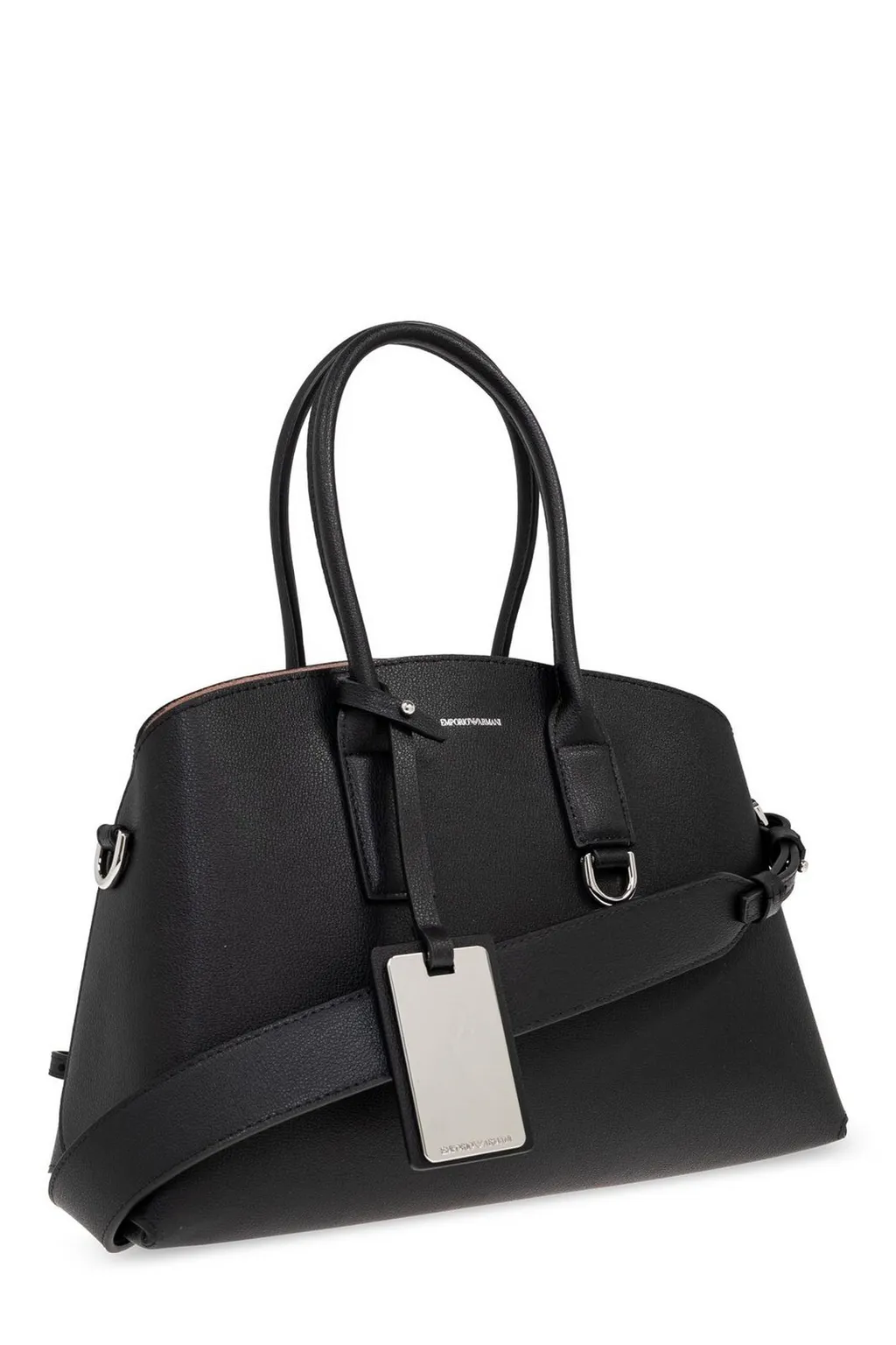 Logo Stamp Top Handle Bag
