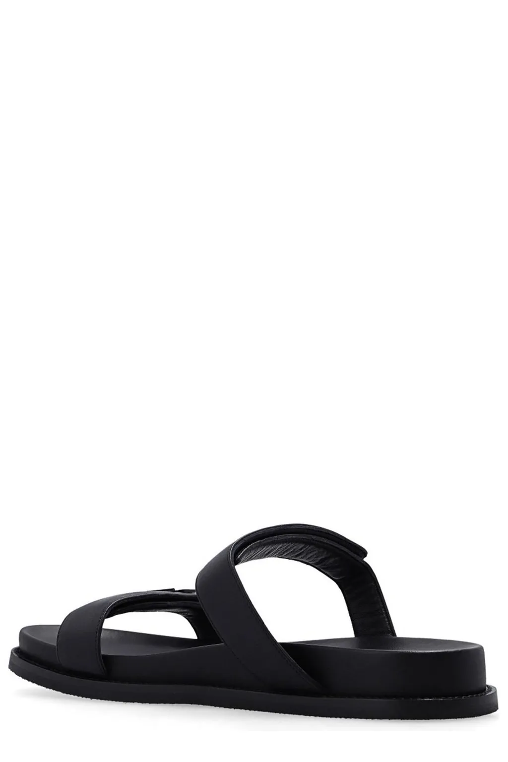 Emblem Strap Slide Sandals