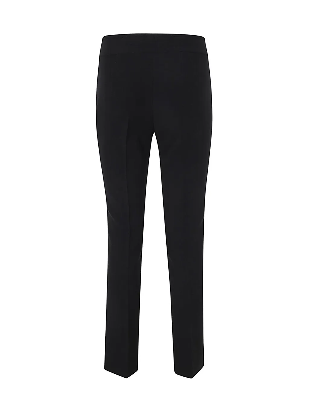 Mid-Rise Cropped Slim-Fit Trousers