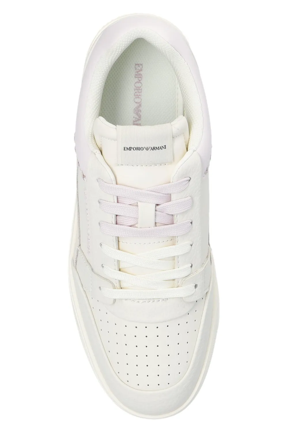 Logo-Embossed Lace-Up Sneakers