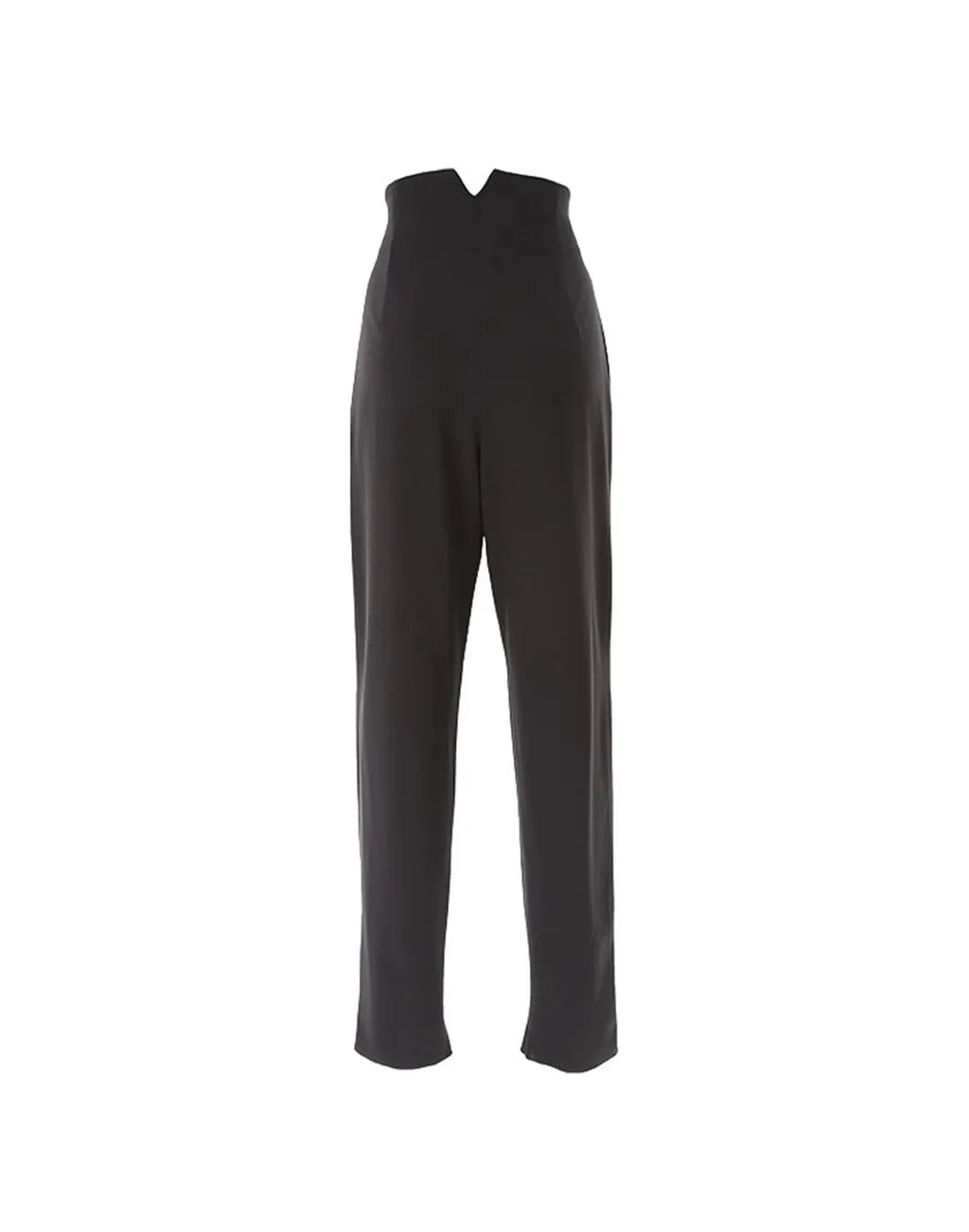 High Waist Tapered Leg Trousers