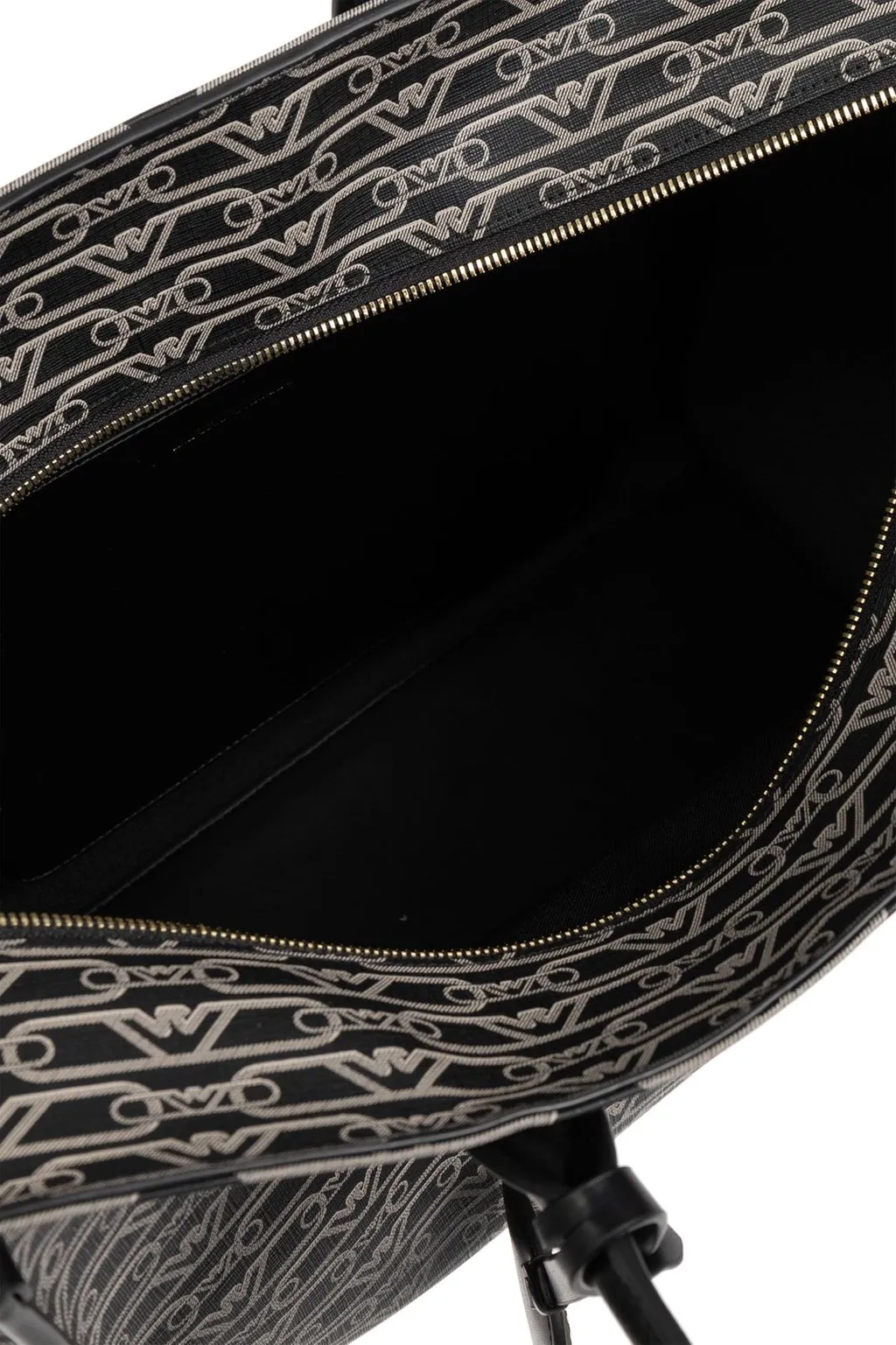 Logo-Jacquard Top Handle Bag