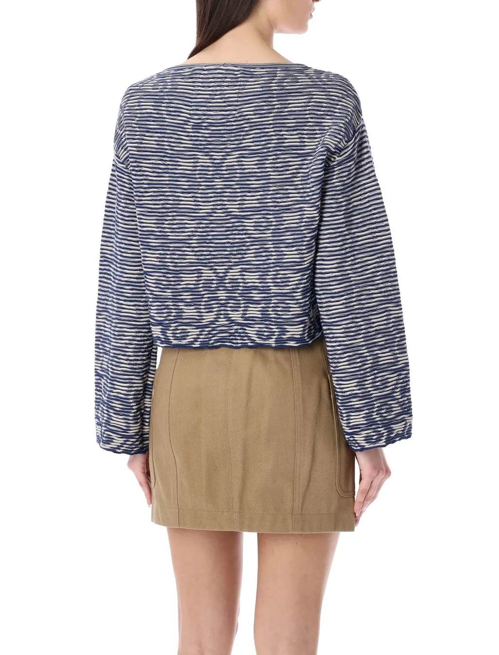Boat-Neck Knit Jumper