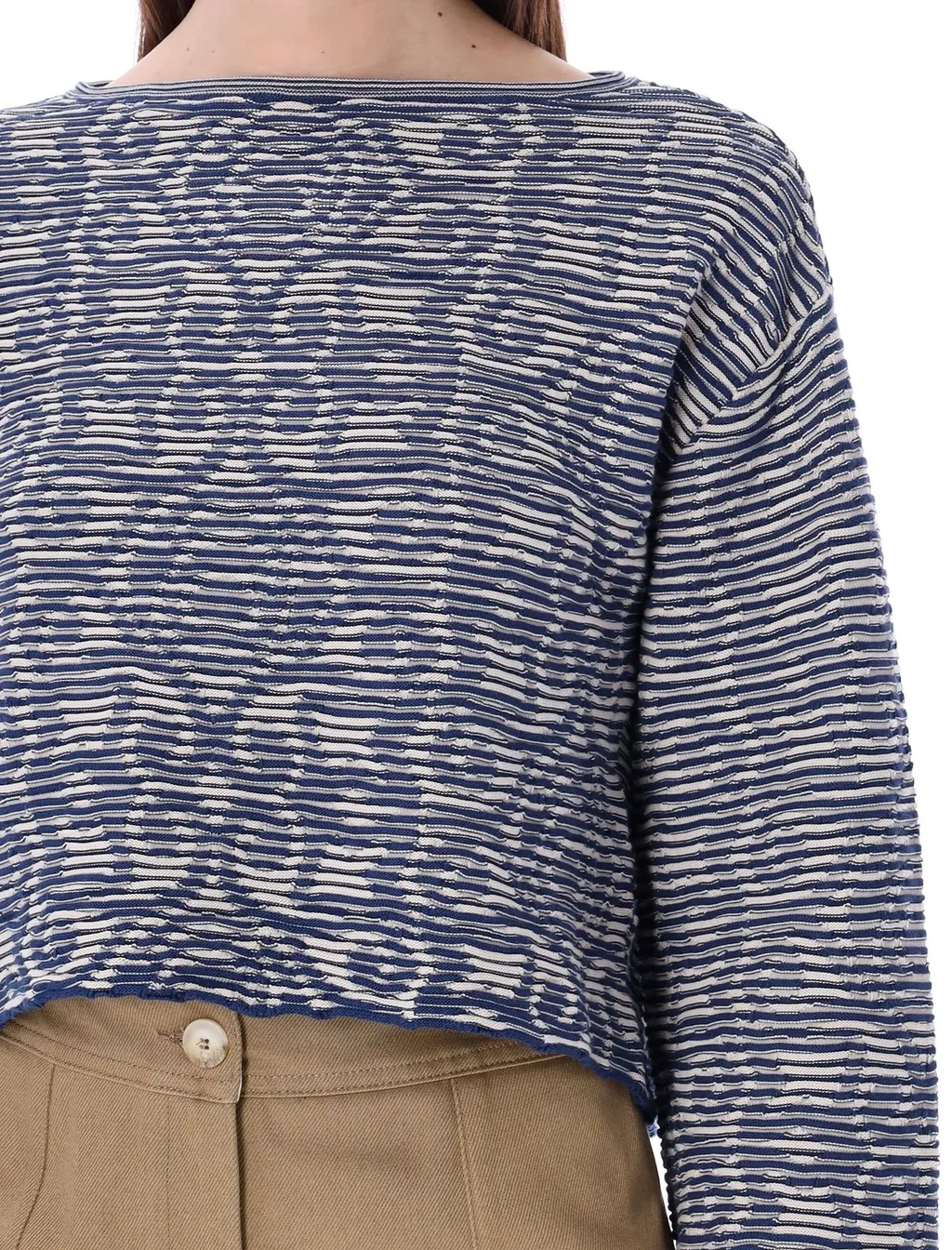 Boat-Neck Knit Jumper