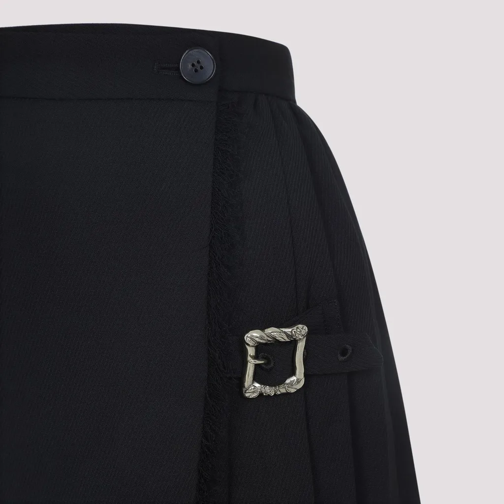 Pleated Mini Skirt