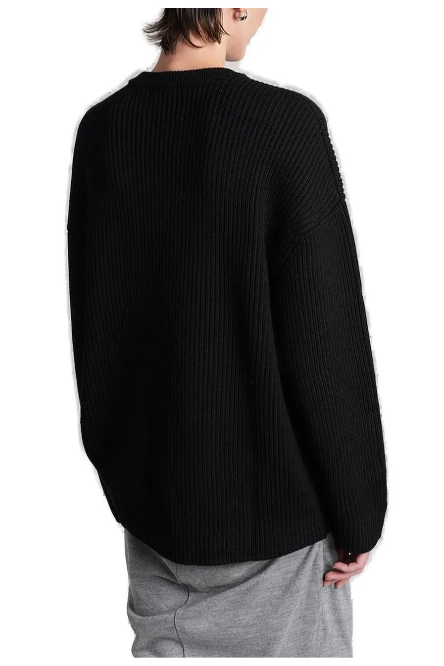 Oversized Knit Crewneck Jumper