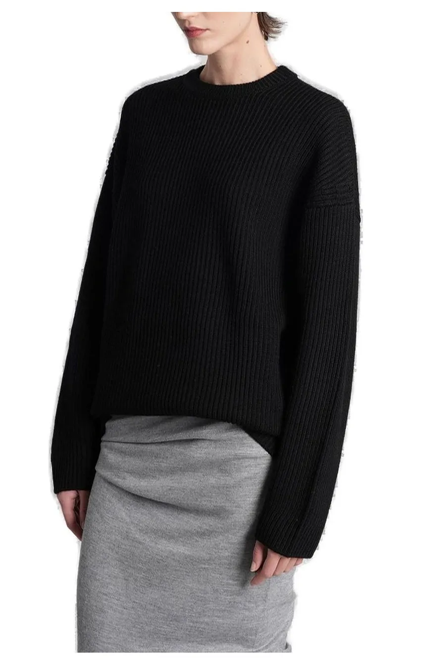 Oversized Knit Crewneck Jumper