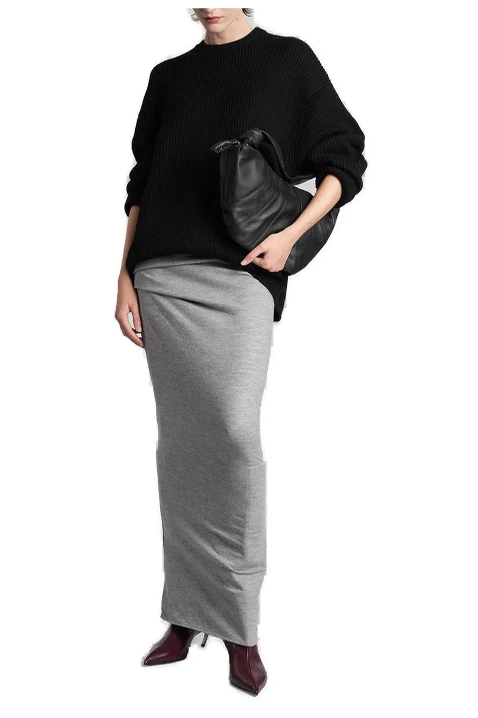 Oversized Knit Crewneck Jumper