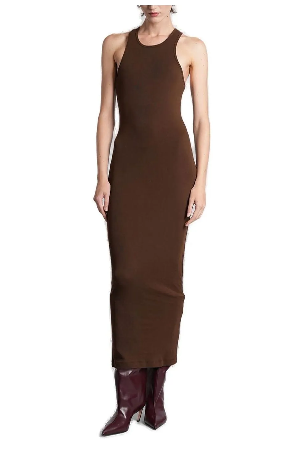 Midi Muscle Sleeveless Tank Dress