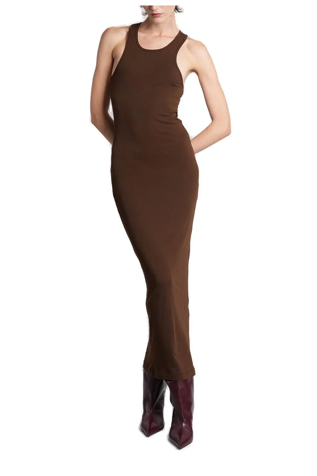 Midi Muscle Sleeveless Tank Dress