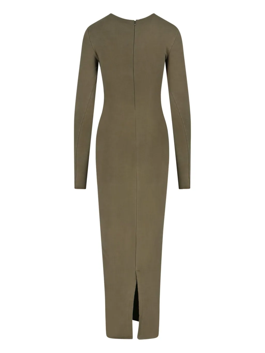 Long-Sleeved Crewneck Dress
