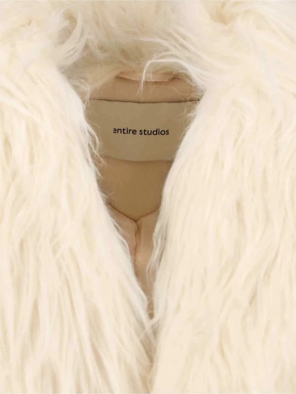 Belted Shearling Coat