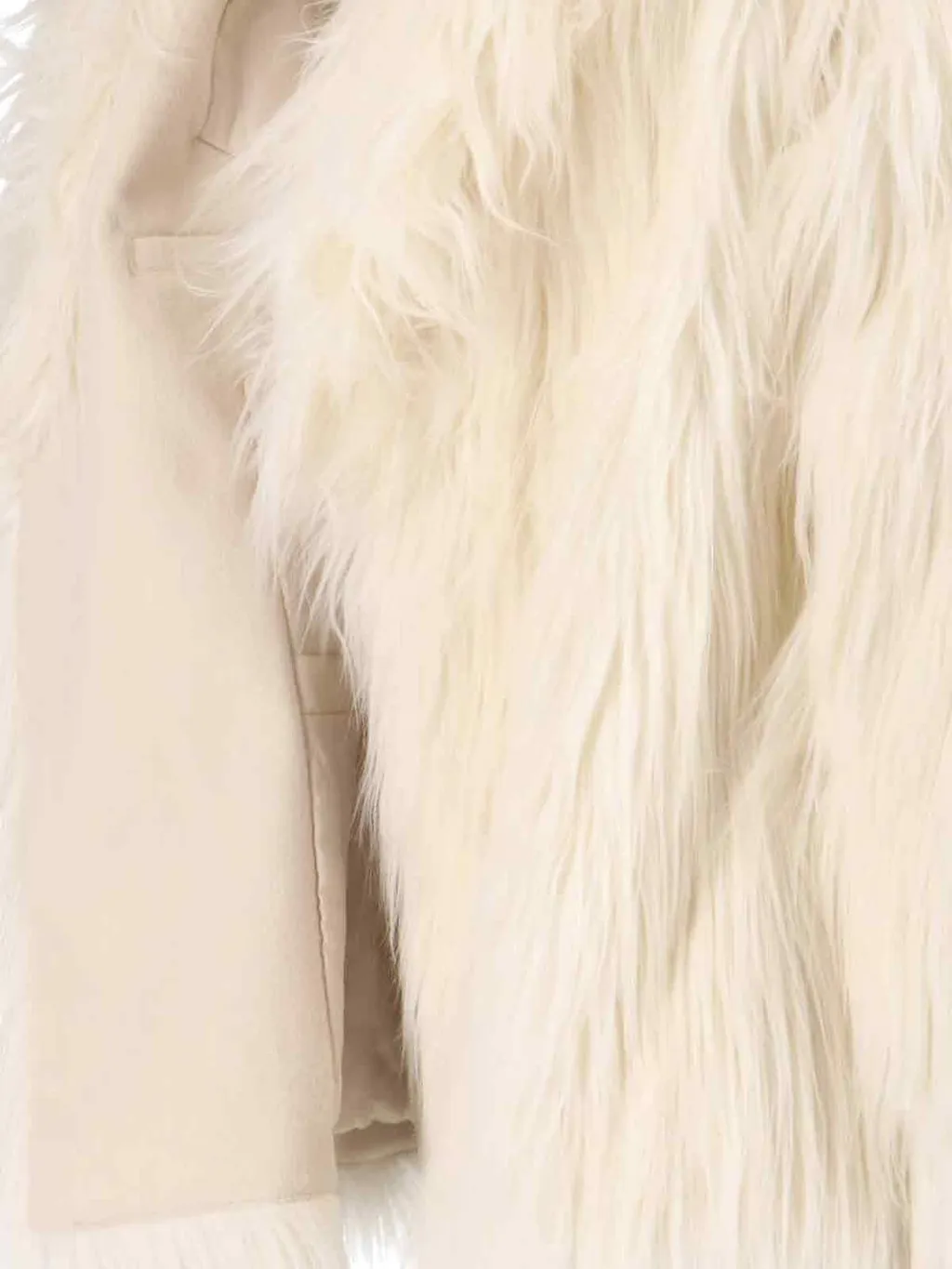 Belted Shearling Coat
